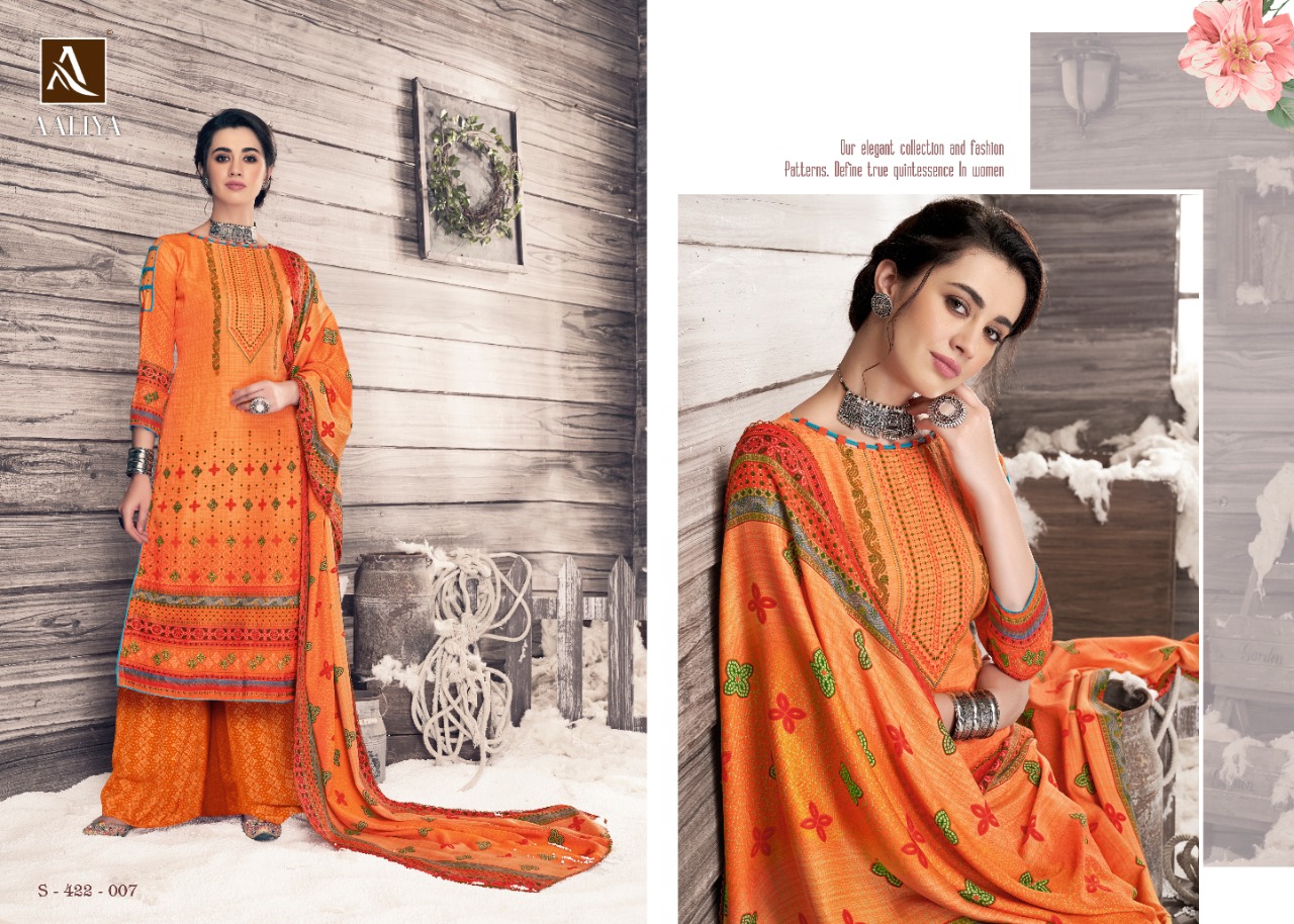 Alok suit aalia classic catchy look Salwar suits in wholesale prices