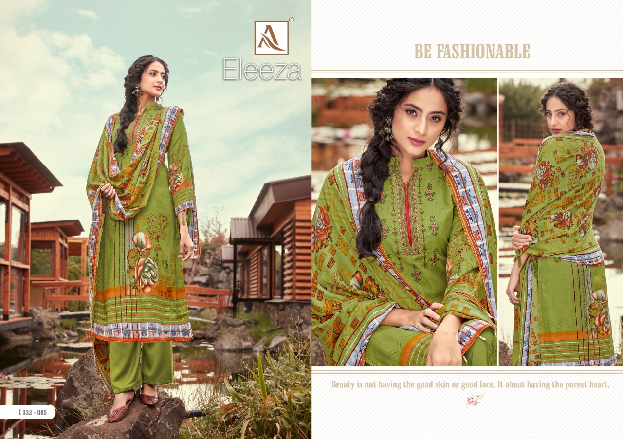 Alok Suit eleeza new and stylish look Salwar Suits