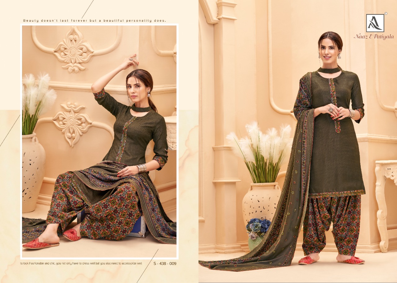 Alok Suit Naaz e patiyala charming look Salwar Suits
