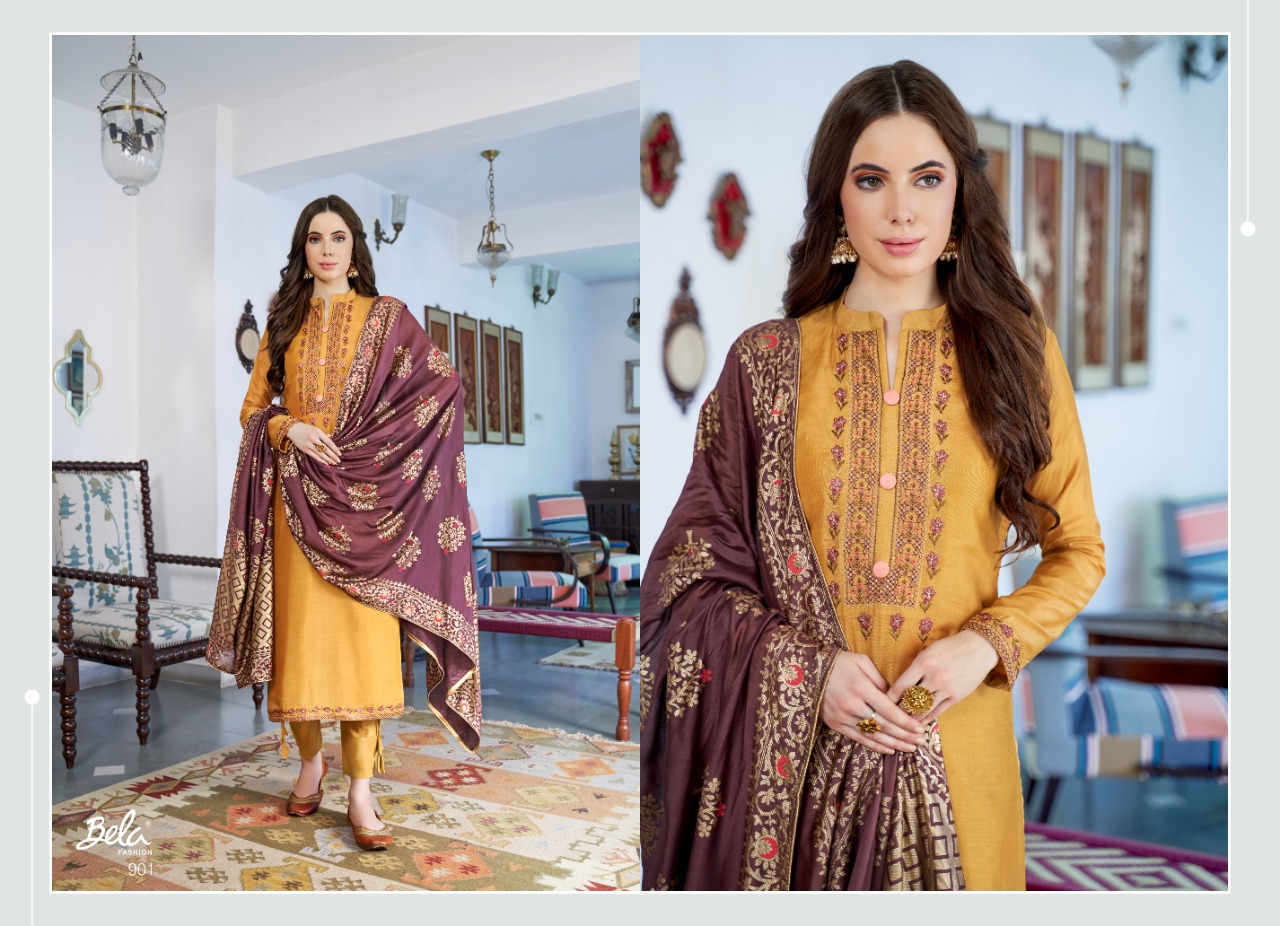 Bela fashion swarna gorgeous stylish look Salwar suits