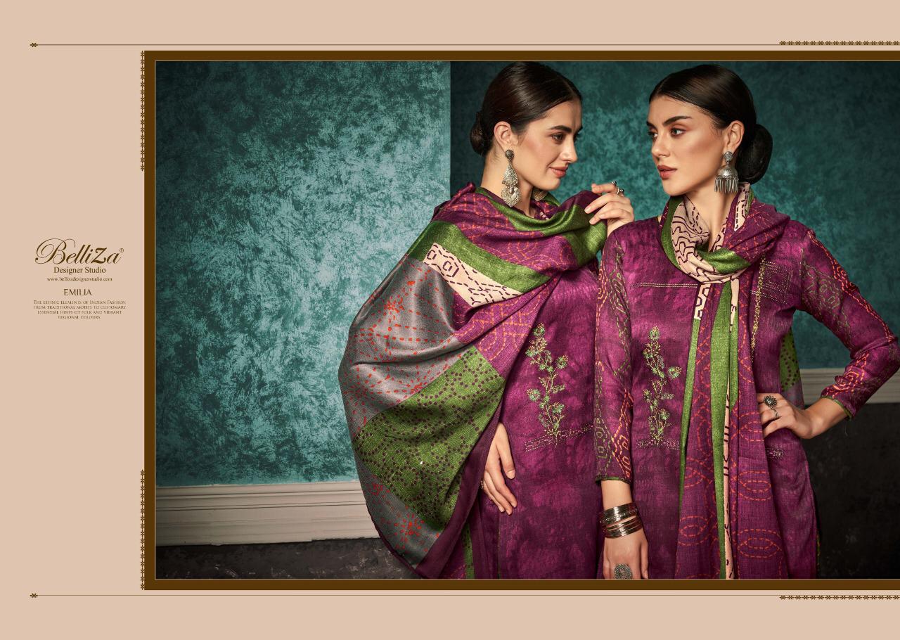 Belliza designer studio Emilia gorgeous look Salwar suits in factory prices