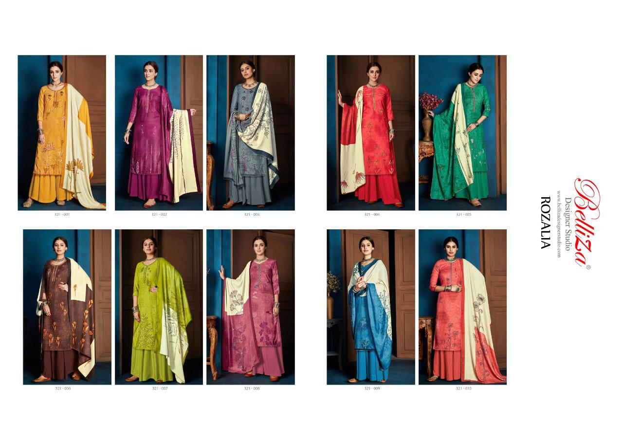 Belliza designer studio rozalia charming look Salwar Suits in wholesale prices