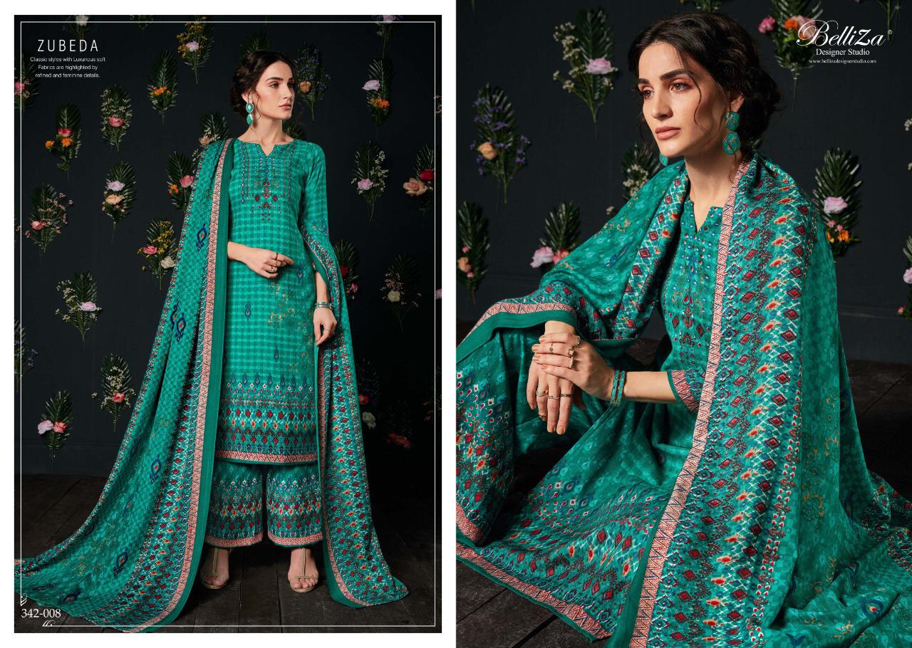 Belliza designer studio zubeda attractive look Salwar suits in wholesale