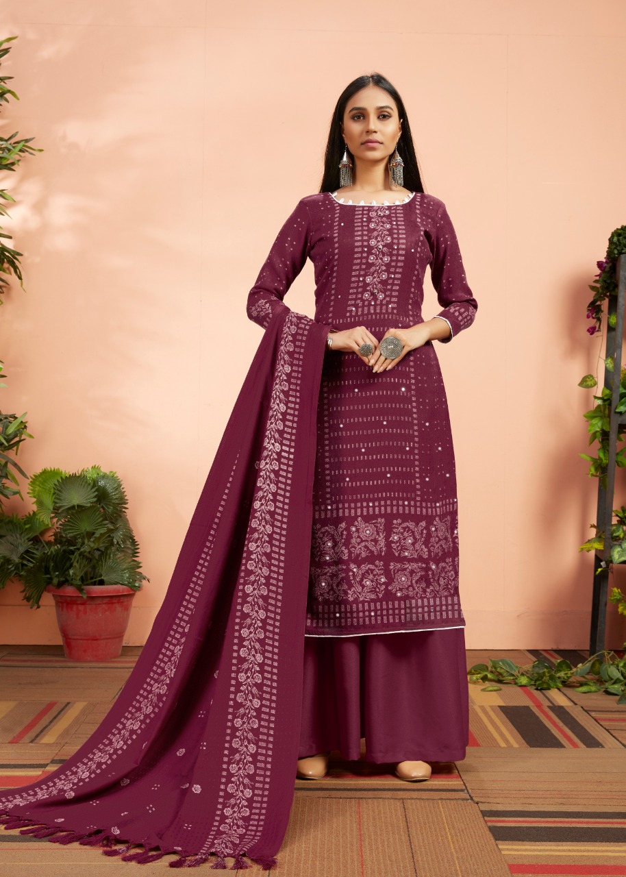 Bipson ruhi innovative style beautifully designed dress material