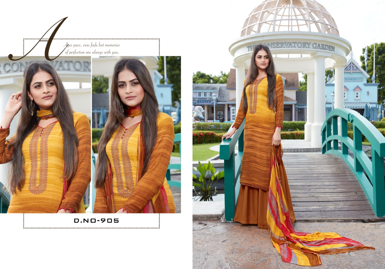 Bipson Simran charming look beautifully designed Salwar suits in wholesale prices