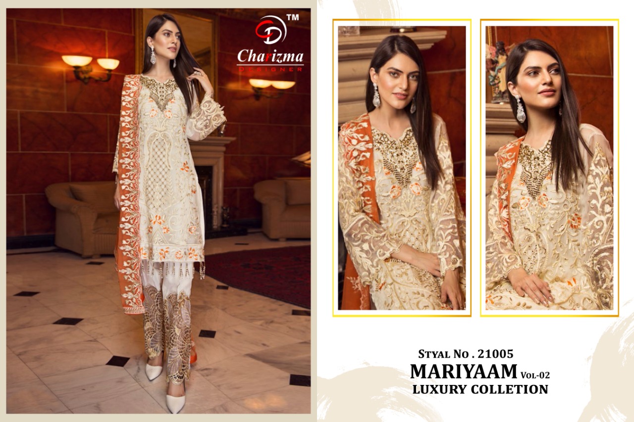 Charizma designer maariyam Vol-2 Pakistani concept Salwar suits in wholesale prices