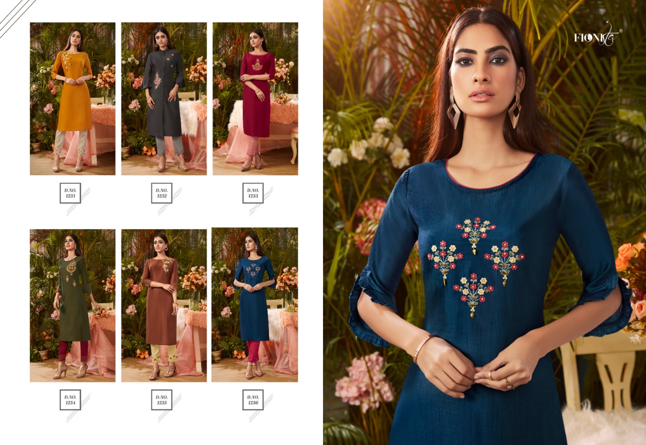Fionista look book charming look Kurties in wholesale prices