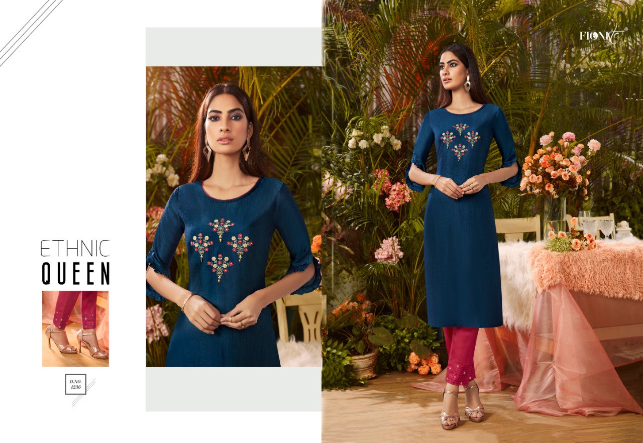 Fionista look book charming look Kurties in wholesale prices