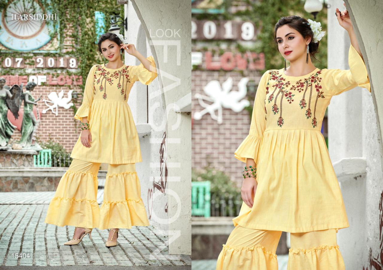 Harsiddhi styles glamors beautifully designed Kurties in wholesale prices
