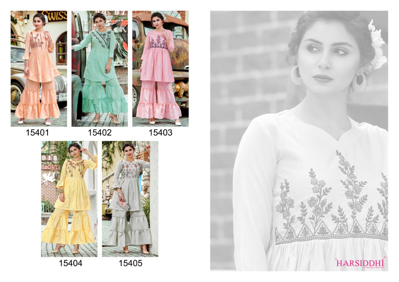 Harsiddhi styles glamors beautifully designed Kurties in wholesale prices