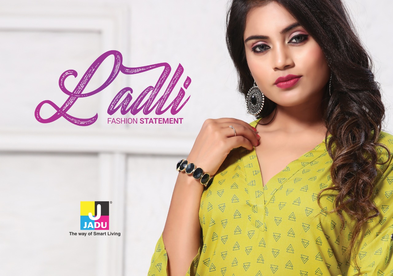 Jadu Ladli classy catchy look tops in wholesale prices
