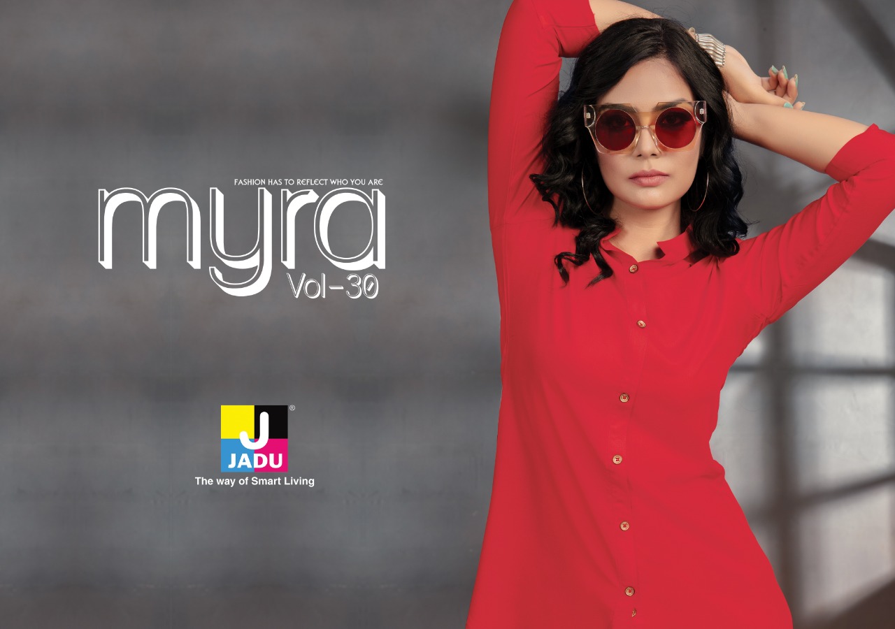 Jadu Myra 30 classic trendy look tops in wholesale prices