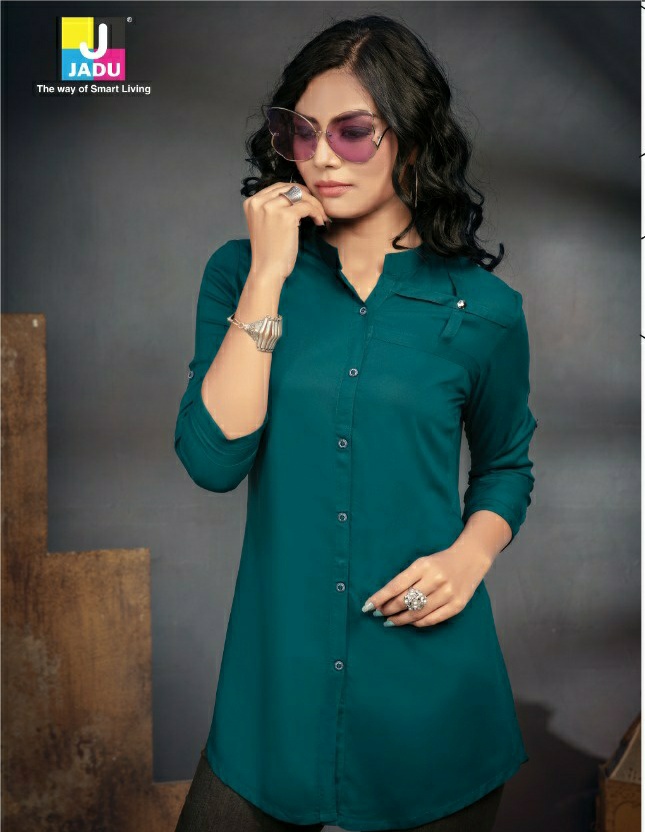 Jadu Myra 30 classic trendy look tops in wholesale prices