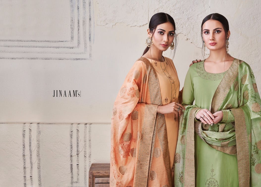 Jinaam omisha stunning look beautifully designed Salwar suits in wholesale prices