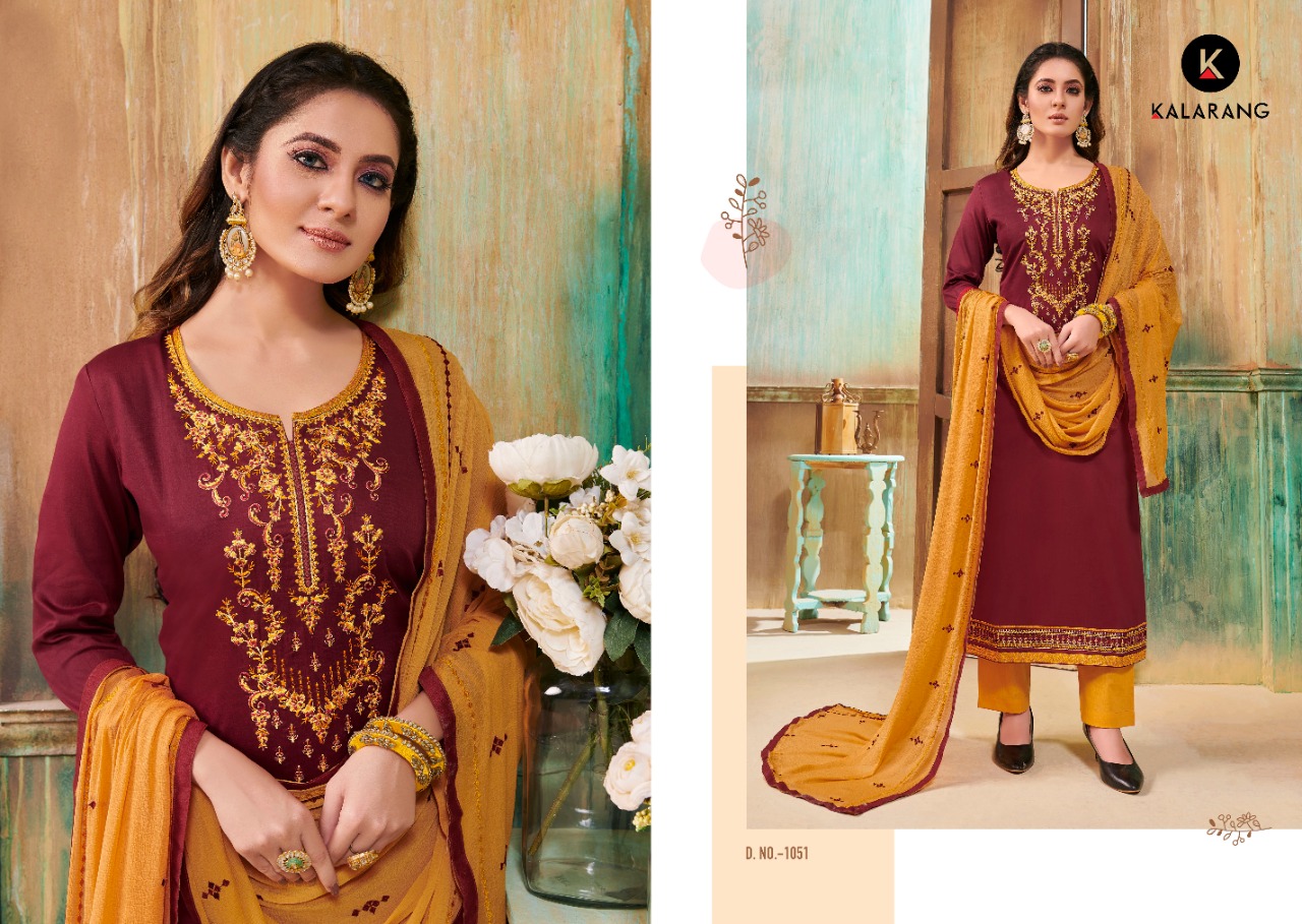 Kalarang marigold vol-2 Stylish look beautifully designed Salwar suits