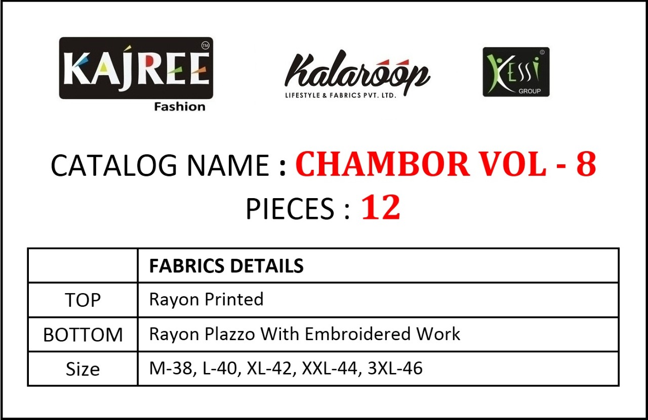 Kalaroop chambor vol-8 classy catchy look Kurties in wholesale