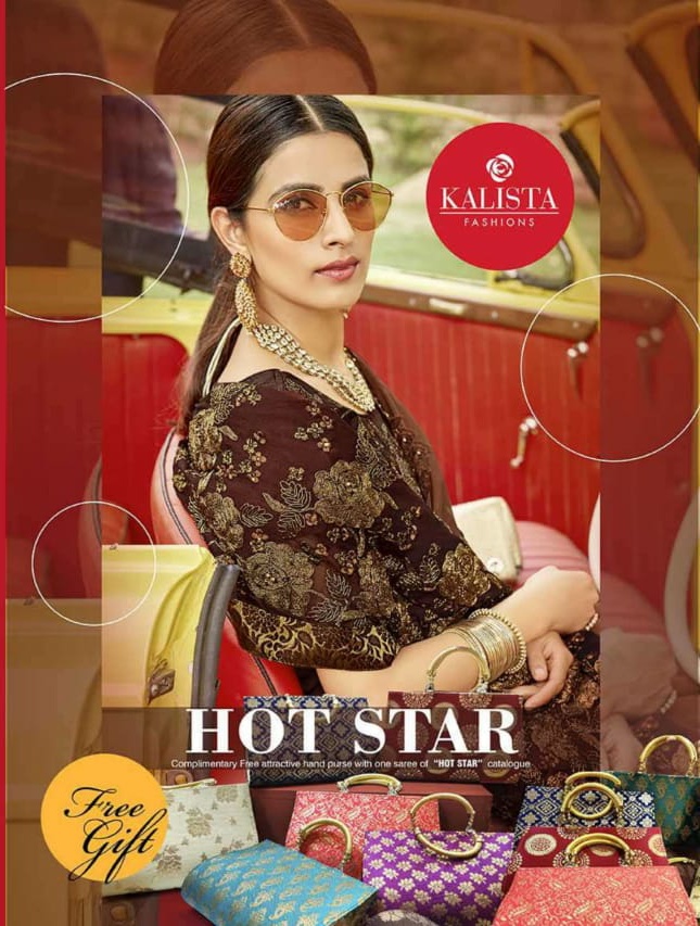 Kalista Fashion hot star charming look sarees in