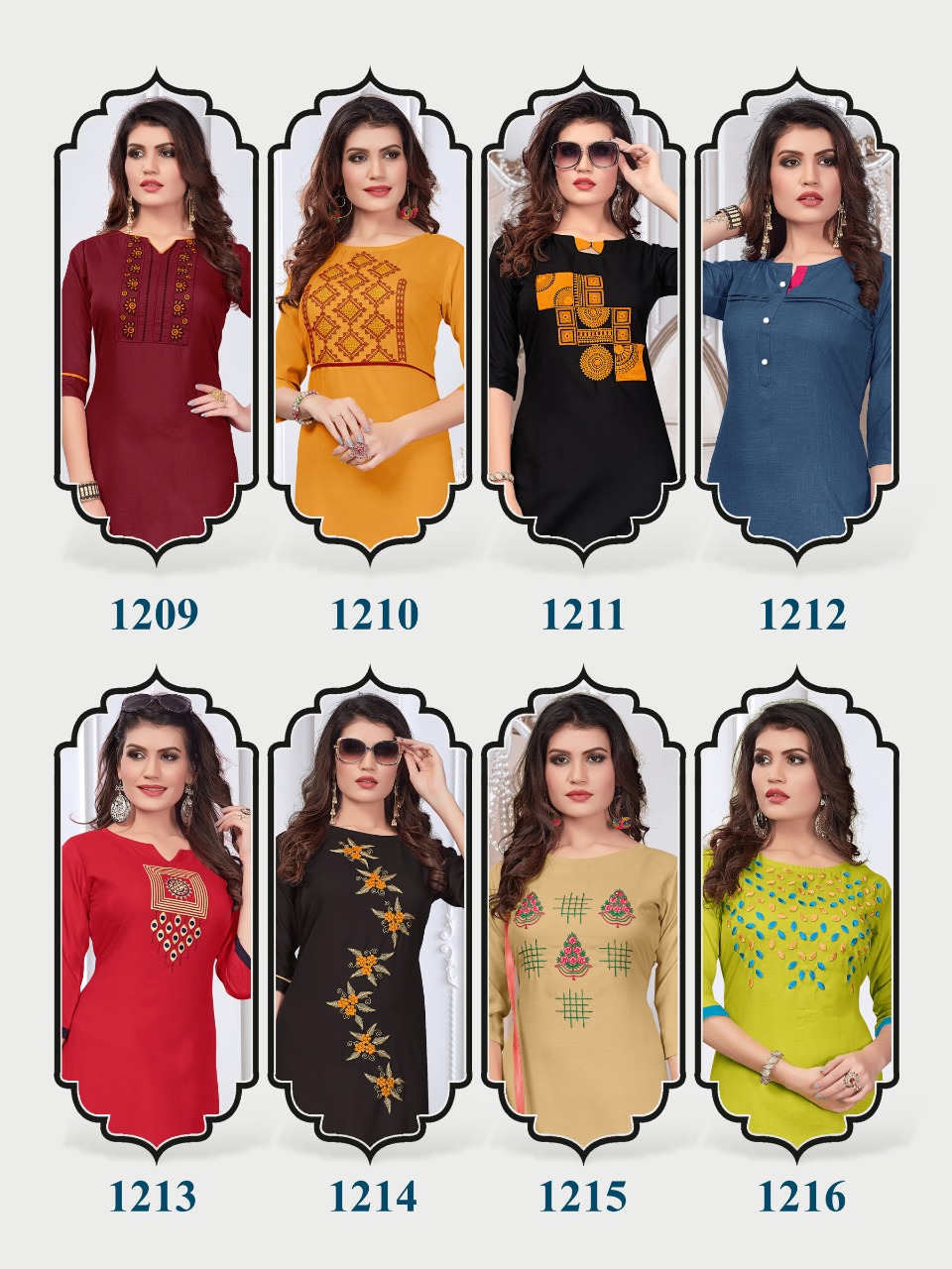 Kanika Aditi vol-2 charming look Kurties in wholesale prices