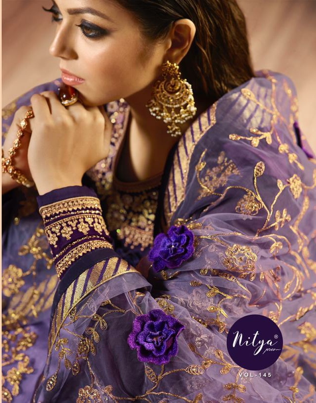 LT fabrics vol-145 beautifully designed festive collection dress material in wholesale price