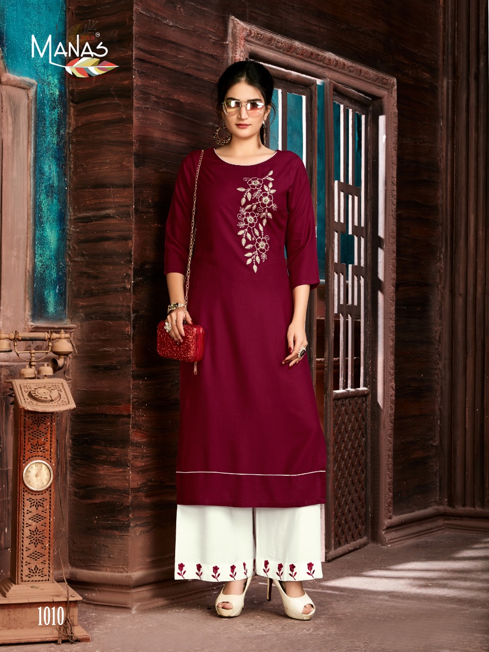 Manas anishka vol-3 classy catchy look Kurties in wholesale prices