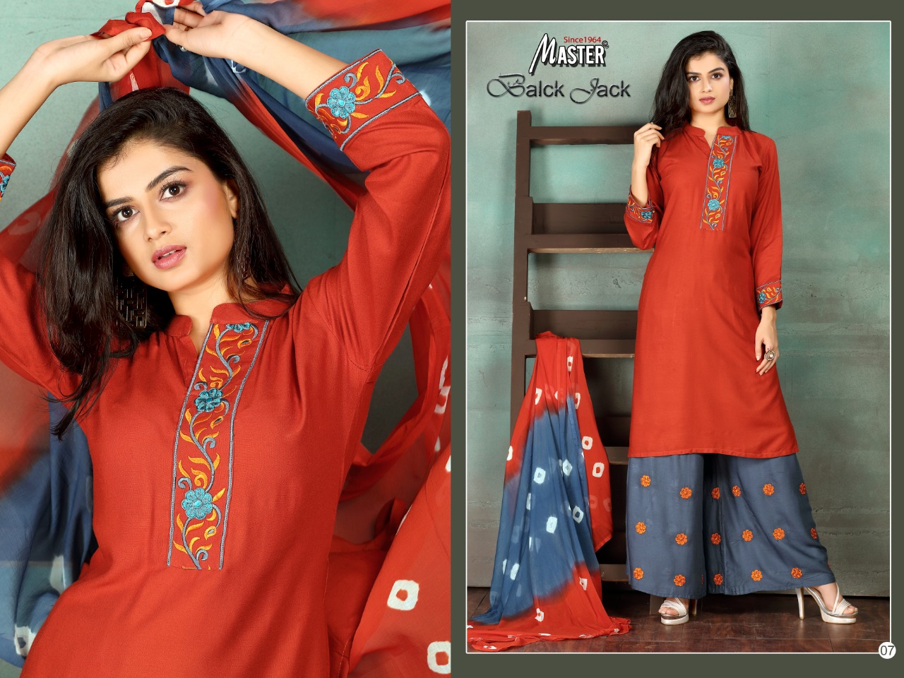 Master black jack classy catchy look beautifully designed Kurties in factory rates