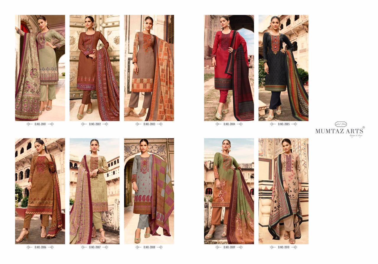 Mumtaz arts cashmere vol-1 beautifully designed kashmiri collection Salwar Suits in wholesale price