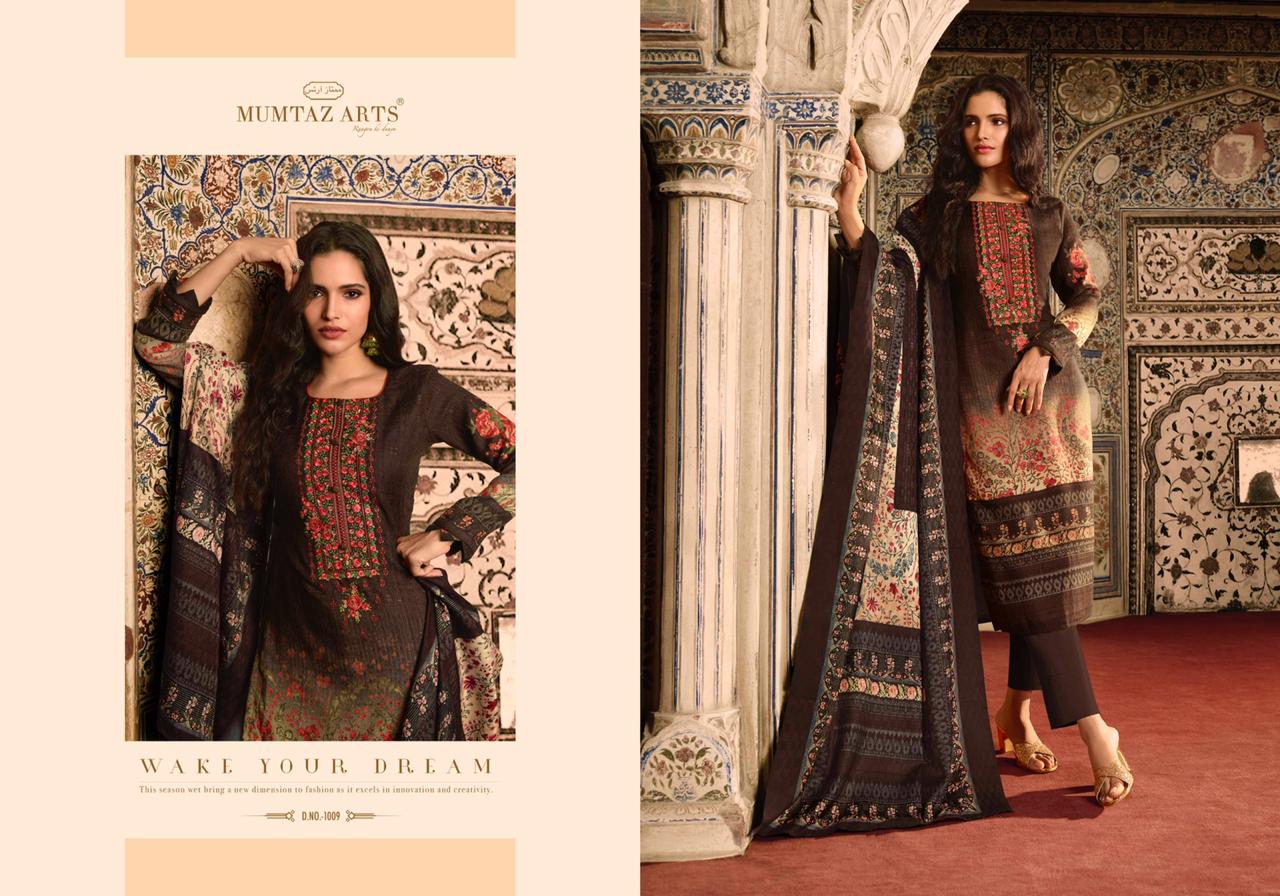 Mumtaz Arts malhar Vol-1 charming look Salwar suits in wholesale prices