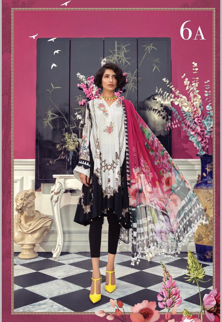 Mumtaz arts maria b m prints Beautifully designed Embroidered Salwar suits