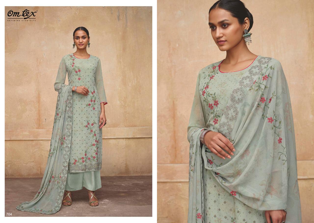 Om tex  glitter elegant look Salwar suits in wholesale prices