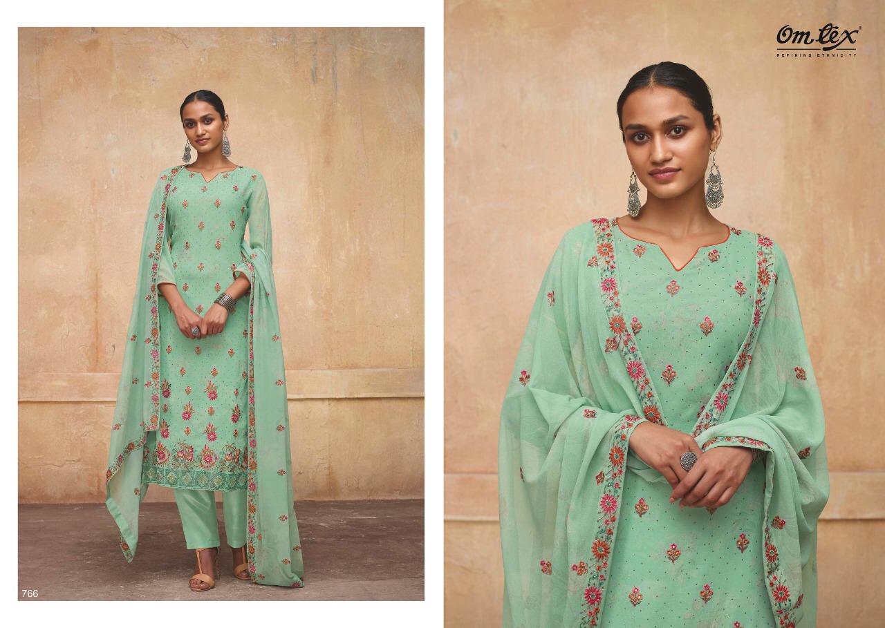 Om tex  glitter elegant look Salwar suits in wholesale prices