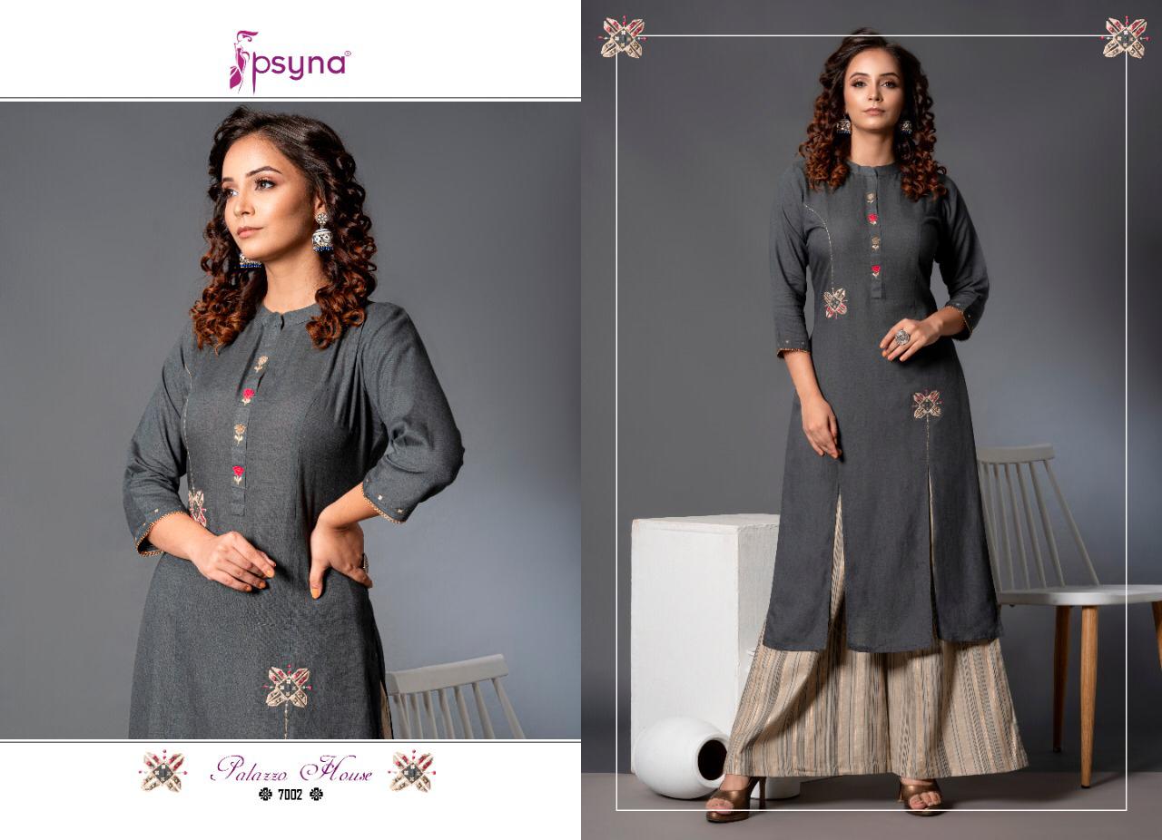 Psyna Palazzo house vol-7 classic trendy fits plazzo in factory rates