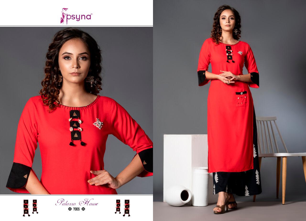 Psyna Palazzo house vol-7 classic trendy fits plazzo in factory rates