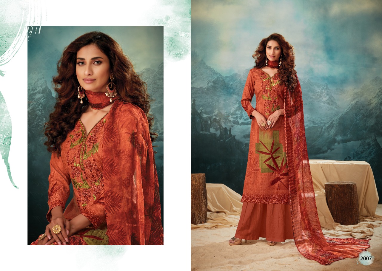 Radhika Shalimar gorgeous look beautifully designed Salwar suits in wholesale prices