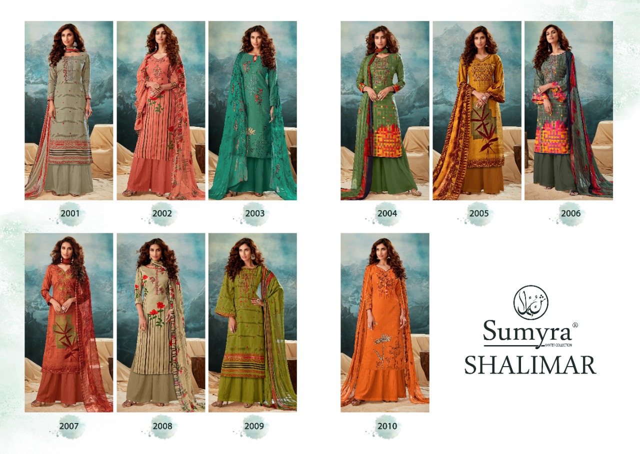 Radhika Shalimar gorgeous look beautifully designed Salwar suits in wholesale prices