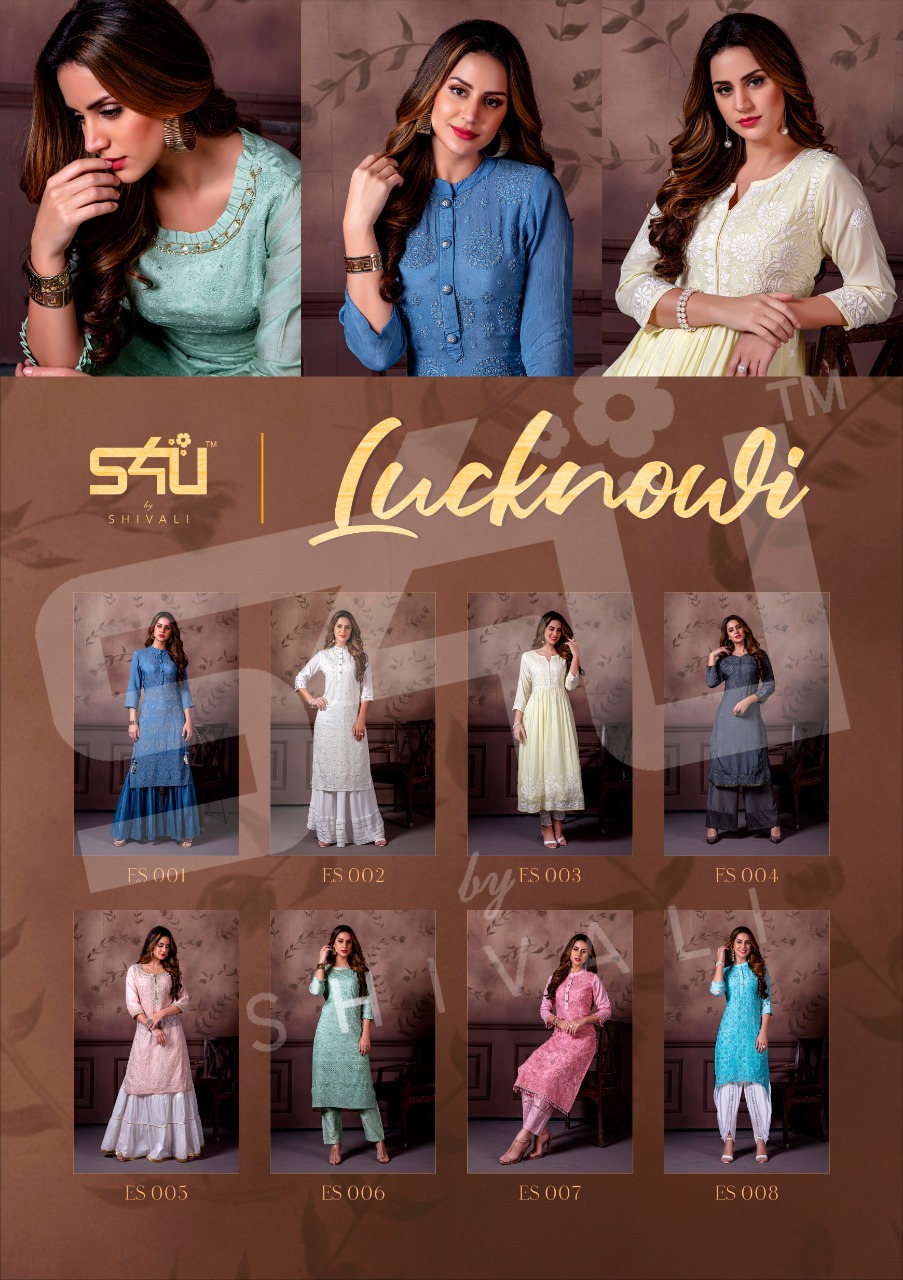 S4U Lucknowi  a destiny towards fashion beautiful Kurties in wholesale prices