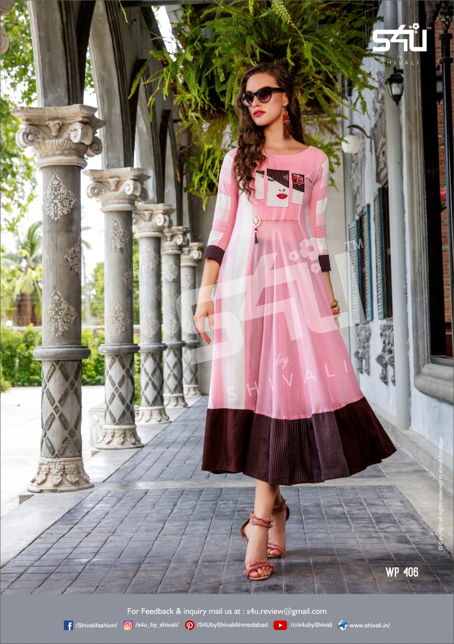S4U weekend passion Vol-4 touch the feel of trendy fits Kurties in wholesale prices