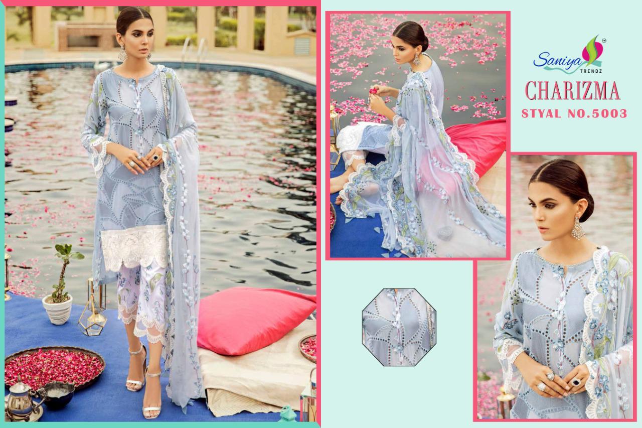 Saaniya trendz Charizma vol-19 hit design Pakistani concept Salwar suits in wholesale price
