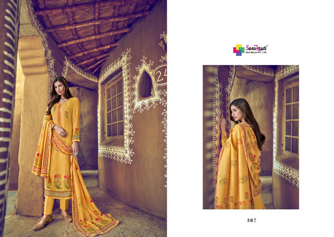 Sanskruti Sahara Vol-4 gorgeous look Salwar suits in wholesale prices