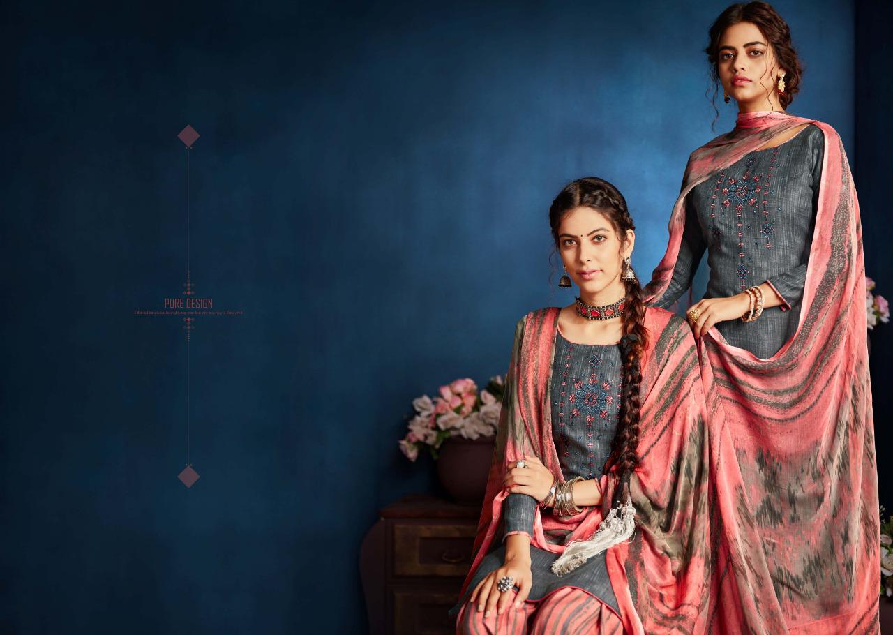 Sargam prints karnika beautifully designed pashmina Salwar suits in wholesale prices