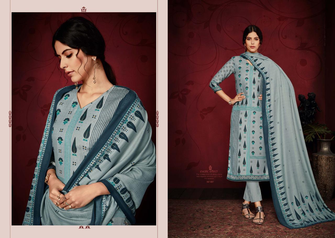 Sargam prints kashish stunning look beautifully designed pashmina dress material