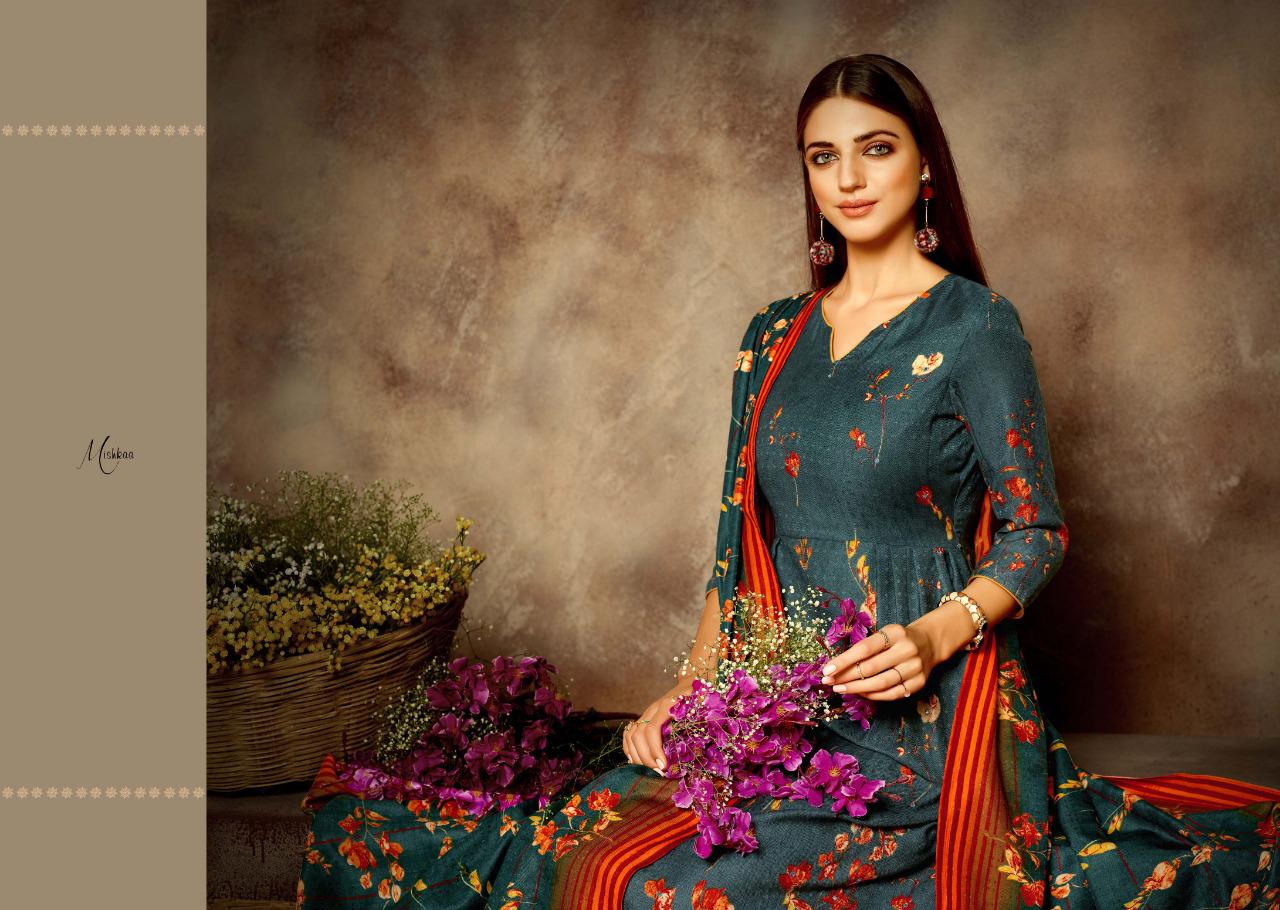 Sargam prints mishkaa stunning look beautifully designed pashmina Salwar suits