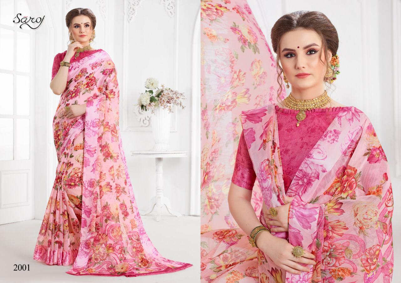 Saroj annaya vol-2 innovative style sarees in wholesale prices