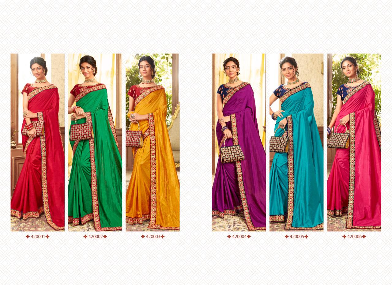 Saroj Charulata a new and stylish look sarees in factory prices