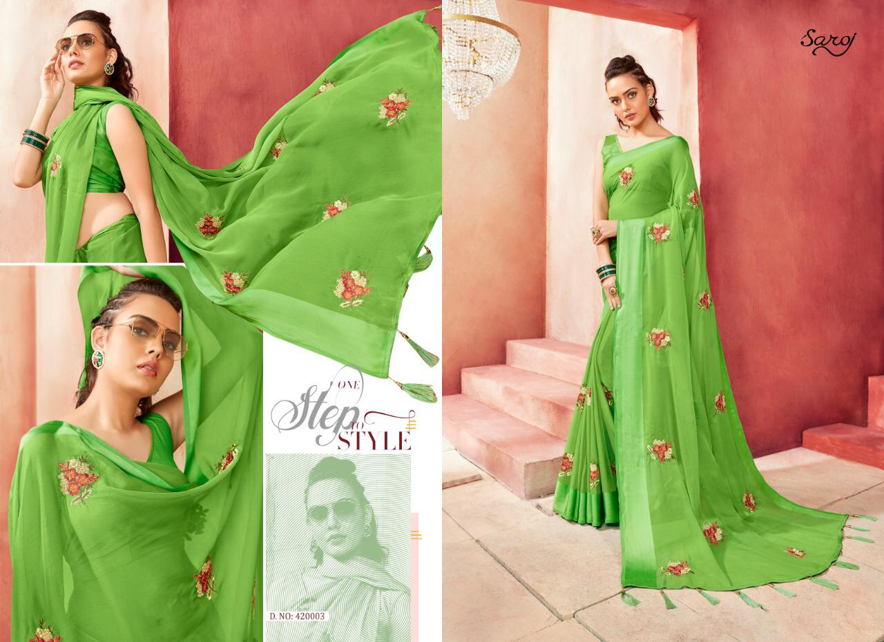 Saroj madhavi simplicity in new and stylish beautifully designed sarees in wholesale prices