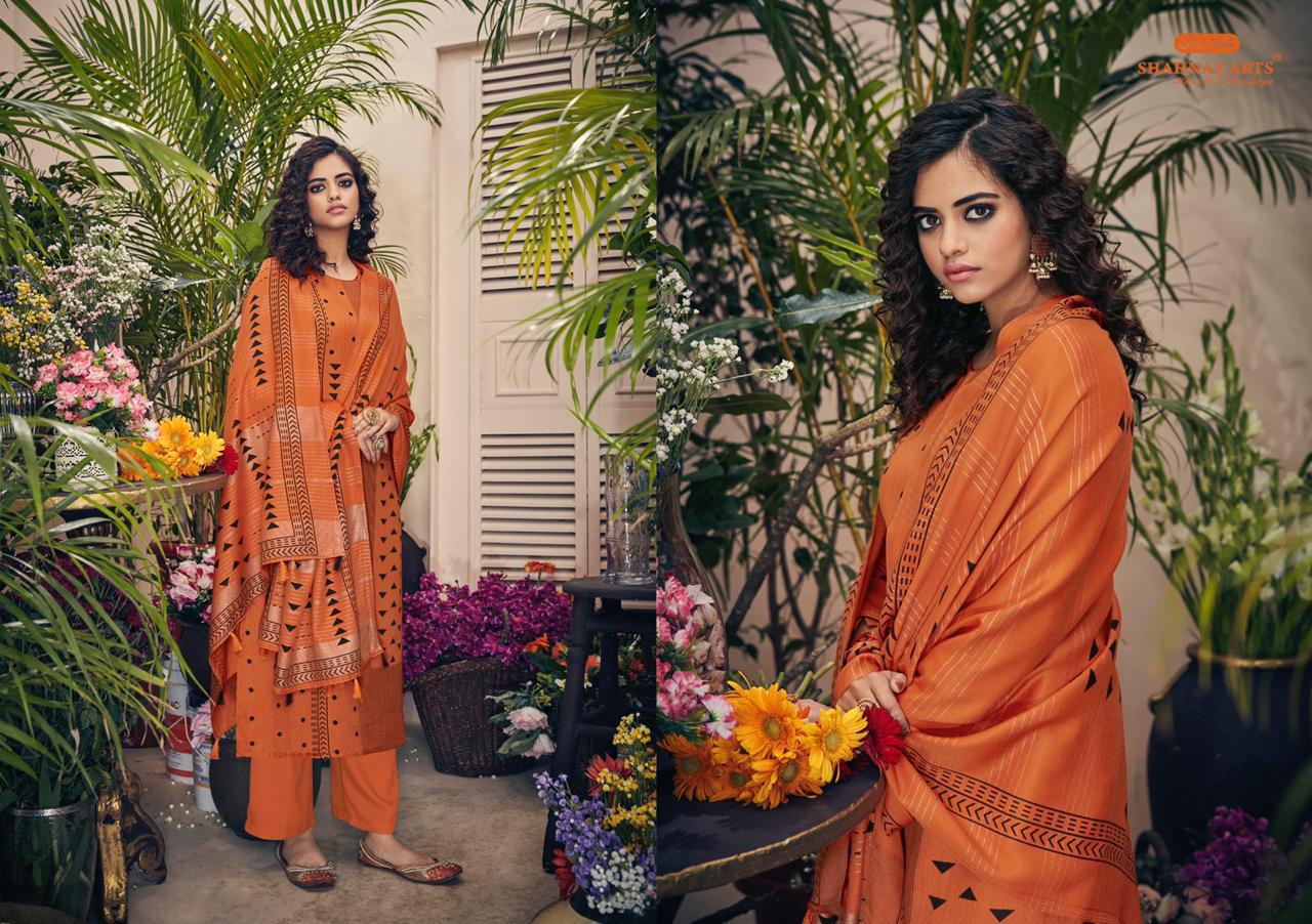 Shahnaz arts gujarish classic trendy look Salwar suits
