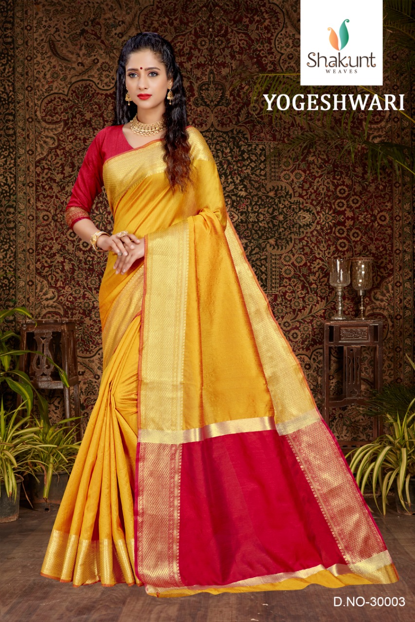 Shakunt weaves yogeshwari beautiful collection of sarees in factory rates
