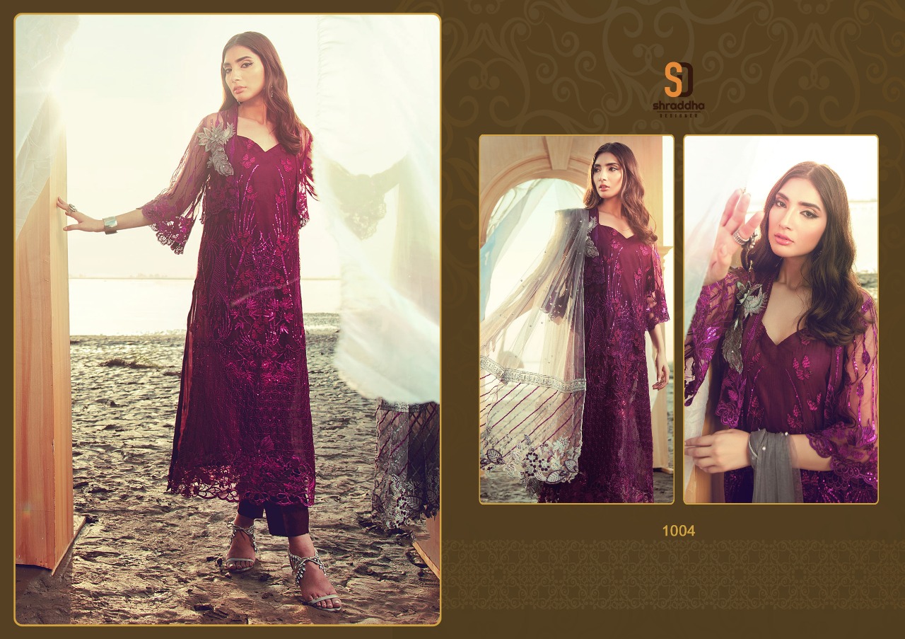 Sharaddha Designer Erwann beautiful Pakistani concept collection of Salwar suits in wholesale prices