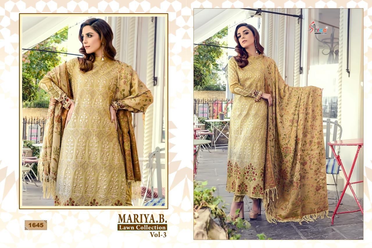 Shree Fabs Mariya B Lawn collection vol-3 Stylish and beautifully designed Salwar suits