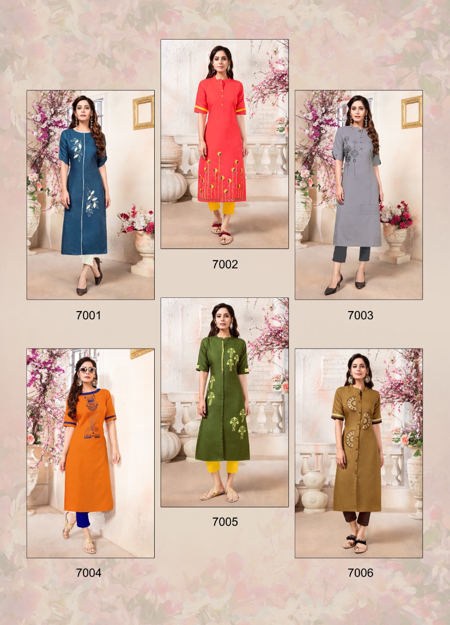 Stree-the Woman Sangeet vol-7 classy catchy look Kurties in wholesale prices