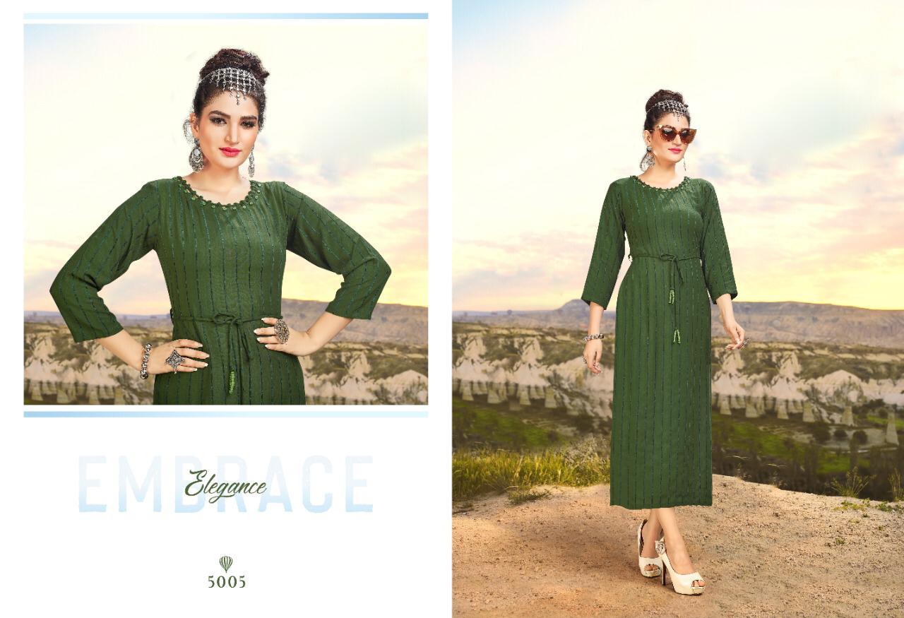 Sweety fashion gravity Vol-5 a new and amazing style Kurties in wholesale prices